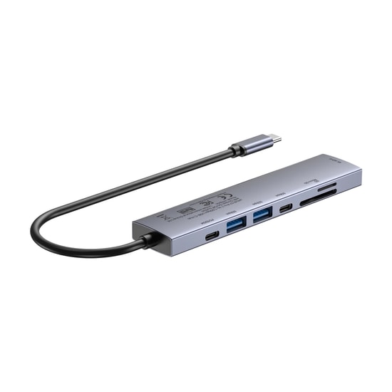 Unitek H1124AGY01 uHub S7 Pro 7-in-1 USB-C Hub - 5Gbps Aktarım Hızı, Çoklayıcı, 15cm Kablo, RoHS ve CE Sertifikalı