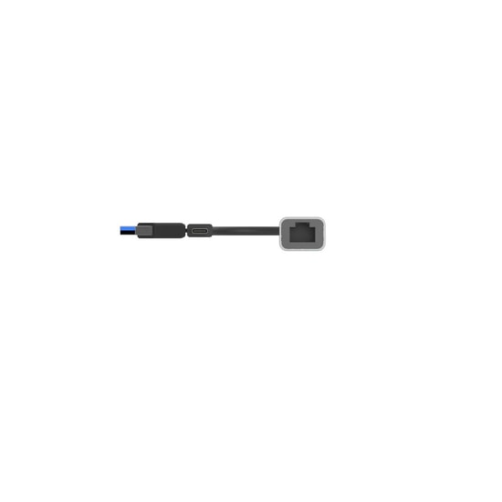 Unitek U1313CGY01 Hibrit USB-C/USB-A 2.5 Gigabit Ethernet Adaptörü - 2500Mbps, 30 cm Kablo, Alüminyum Kasa, Gri