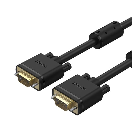 Unitek Y-C506G 10 Metre 15 Pin VGA Kablo - Full HD 1080P, Saf Bakır, Altın Kaplama, EMI/RFI Filtreli Görüntü Kablosu