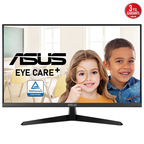 Asus VY27UQ 27" 4K UHD IPS Monitör - 5ms, 60Hz, HDR10, %99 sRGB, Adaptive-Sync, Eye Care+, Antibakteriyel Kaplama