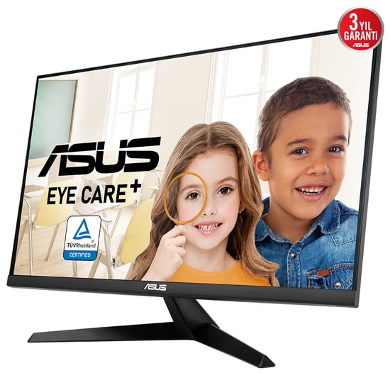 Asus VY27UQ 27" 4K UHD IPS Monitör - 5ms, 60Hz, HDR10, %99 sRGB, Adaptive-Sync, Eye Care+, Antibakteriyel Kaplama