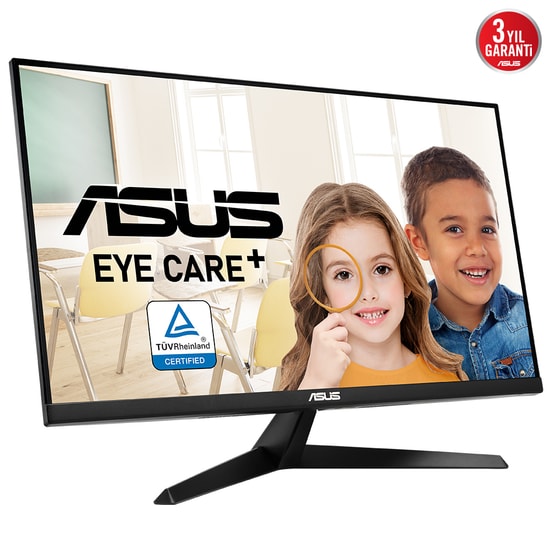 Asus VY27UQ 27" 4K UHD IPS Monitör - 5ms, 60Hz, HDR10, %99 sRGB, Adaptive-Sync, Eye Care+, Antibakteriyel Kaplama