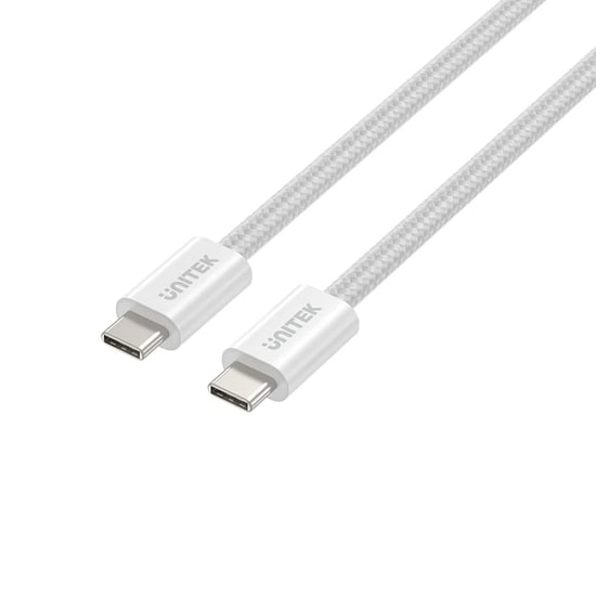 Unitek C14141APK01-1M Type-C Manyetik Hızlı Şarj Kablosu - 1 Metre, 100W PD 3.0, 5A, Pembe, Manyetik Sarım Tasarımı