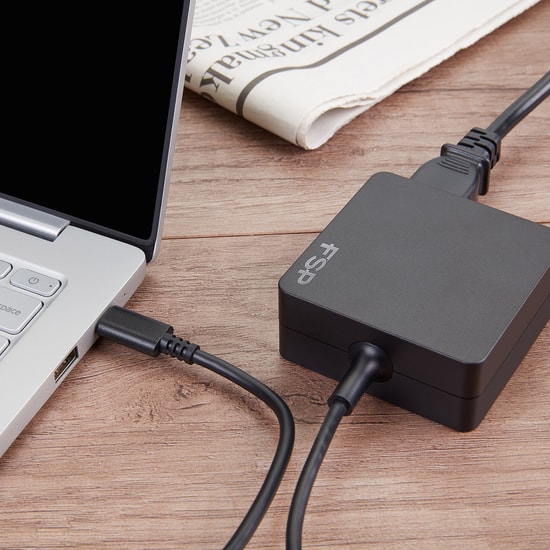 FSP FSP065-A1BR3 65W Type-C Adaptör - USB-C Güç Kablosu, 65W Hızlı Şarj, Dizüstü Bilgisayar Uyumlu Şarj Cihazı