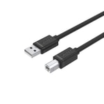 Unitek Y-C4001GBK 2 Metre USB 2.0 A Erkek - B Erkek Yazıcı Kablosu - Siyah, Yüksek Hızlı Veri Aktarımı, Dayanıklı Tasarı