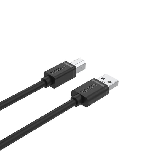 Unitek Y-C4001GBK 2 Metre USB 2.0 A Erkek - B Erkek Yazıcı Kablosu - Siyah, Yüksek Hızlı Veri Aktarımı, Dayanıklı Tasarı