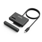 Unitek S1232A USB-C to M.2 NVMe + SATA III Dönüştürücü Adaptör - 10Gbps SuperSpeed, UASP Desteği, ABS Kasa