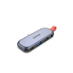 Unitek D1070A 4in1 Universal USB-C iPad Docking Station - 100W PD, 4K HDMI, USB 3.2, Audio, Alüminyum Hub