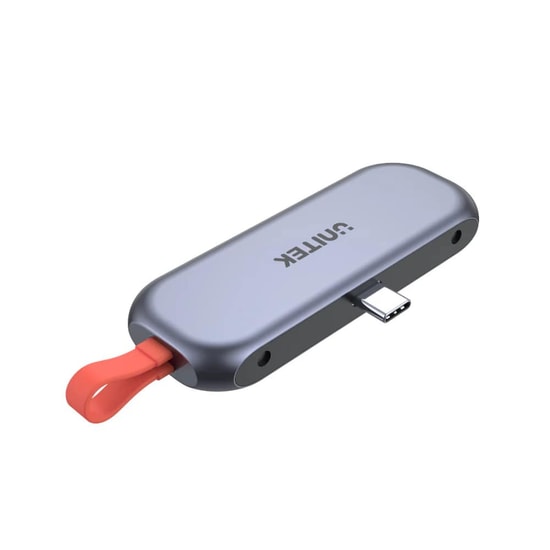 Unitek D1070A 4in1 Universal USB-C iPad Docking Station - 100W PD, 4K HDMI, USB 3.2, Audio, Alüminyum Hub