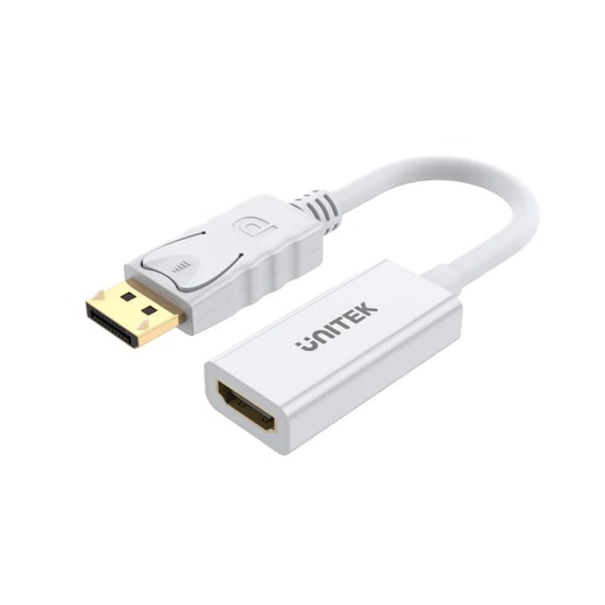 Unitek Y-6332 DisplayPort to HDMI 4K 30Hz Dönüştürücü Adaptör - 20 cm Kablo, Ultra HD Görüntü Aktarım Kablosu