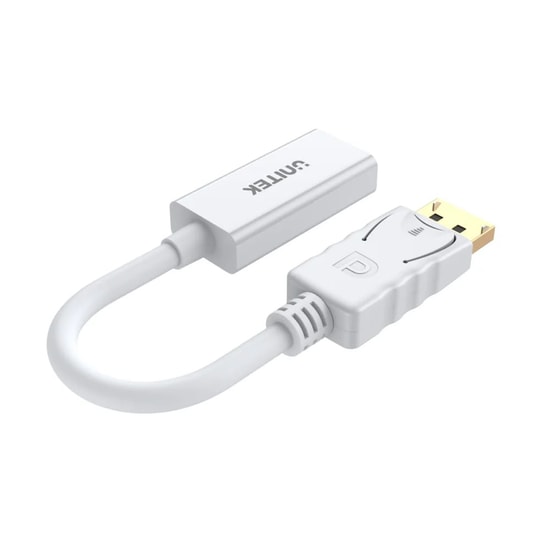 Unitek Y-6332 DisplayPort to HDMI 4K 30Hz Dönüştürücü Adaptör - 20 cm Kablo, Ultra HD Görüntü Aktarım Kablosu