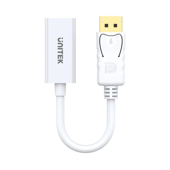 Unitek Y-6332 DisplayPort to HDMI 4K 30Hz Dönüştürücü Adaptör - 20 cm Kablo, Ultra HD Görüntü Aktarım Kablosu