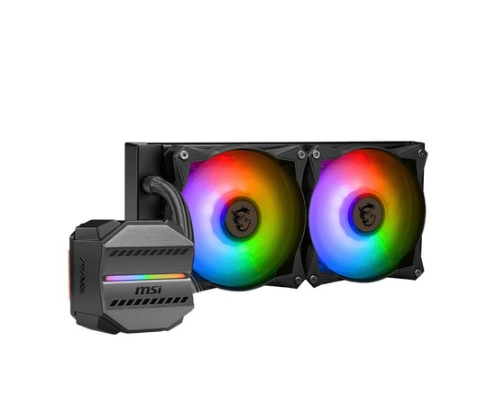 MSI MAG CORELIQUID M240 240mm Sıvı İşlemci Soğutucu - 2x120mm Fan, Intel LGA1700/1150/1200, AMD AM5/AM4 Uyumlu