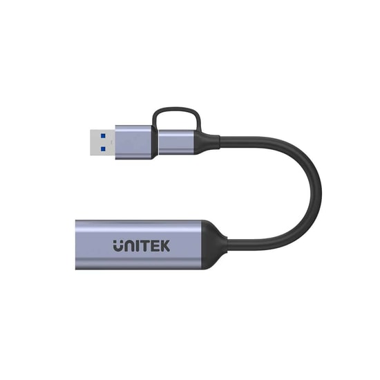 Unitek V1167A 4K Video Capture Kart HDMI to USB-C/A - 4K 30Hz Video Kaydı, MS2109 Çip, Alüminyum Gövde, Tak Çalıştır
