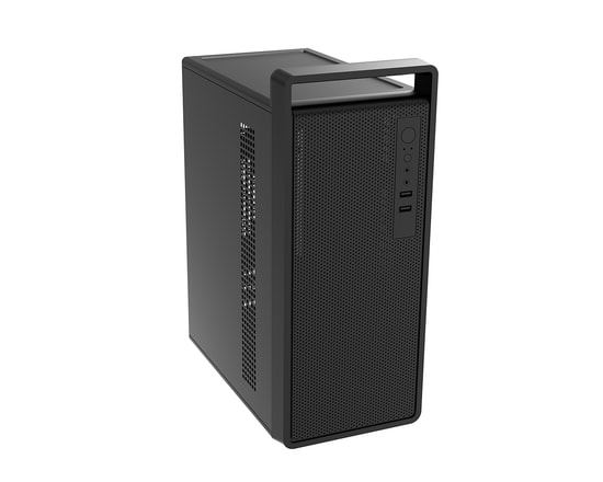 Frisby FC-2740B 300W Mini Tower Bilgisayar Kasası - Micro ATX, Kulplu, 2xUSB 2.0, 1xFan, 4xPCI, 2x3.5 HDD Yuvası, Siyah