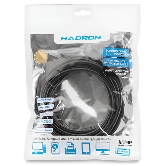 Hadron HDX2026 150 cm Siyah HDMI Kablo - 1.5 Metre Uzunluk, v1.4 Destekli, Yüksek Çözünürlüklü Görüntü Aktarımı