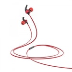 Helt HT-112 KIRMIZI 3.5mm Jack Girişli Kulak İçi Kulaklık - Sport, Mikrofonlu, Gürültü Önleme, 120cm Örgü Kablo, 90dB Se