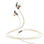 Helt HT-112 Gold 3.5mm Jack Girişli Kulak İçi Kulaklık - Mikrofonlu, Gürültü Önleme, 100cm Kablo, 90dB Ses Çıkış Gücü