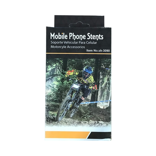 Nettech SH-3090 Bisiklet Motosiklet Telefon Tutucu (Siyah) - Plastik Malzeme, 24 Ay Garanti, Hazne Tasarımlı Tutucu