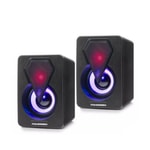 Hadron HD6053 SİYAH Minibox Kablosuz Bluetooth Hoparlör - Speaker, Led Işıklı, Suya Dayanıklı, Taşınabilir Speaker