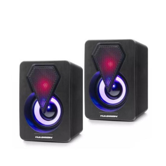Hadron HD6053 SİYAH Minibox Kablosuz Bluetooth Hoparlör - Speaker, Led Işıklı, Suya Dayanıklı, Taşınabilir Speaker