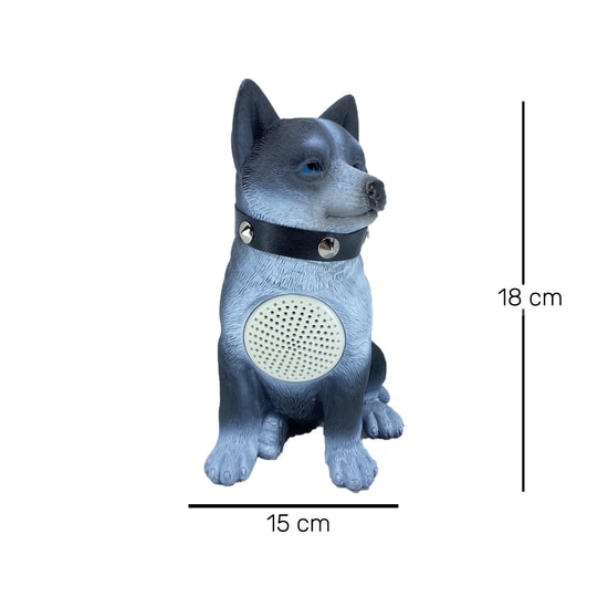 Nettech CH-M242 Wolf Kablosuz Hoparlör - Speaker (Füme) Bluetooth Hoparlör - Mono Ses, Micro Şarj, Suya Dayanıklı