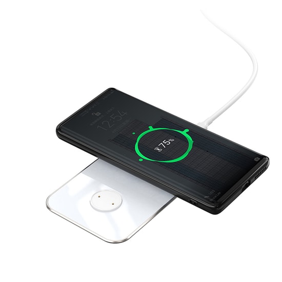 Rock W32 2in1 10W Kablosuz Şarj Standı (NT-92931) - Beyaz, Hızlı Şarj Desteği, Alüminyum Gövde, 24 Ay Garanti