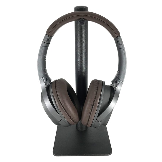 Nettech NT-82066 Siyah Kulaklık Masaüstü Standı - Metal Malzeme, Şık Tasarım, Güvenli Kulaklık Organizer (NT-82066)