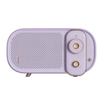 Nettech LiberFeel Y-6 Mini Akustik Kablosuz Hoparlör - Speaker (Mor) NT-92152 - Mono Ses, Suya Dayanıklı, 10m Mesafe