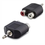 Hadron HDX5025 RCA to AUX Dönüştürücü (Siyah) - 10-50 MB/s Veri Aktarım Hızı, Görüntü Destekli Plastik Adaptör