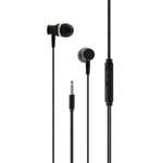 Nettech NT-39 Siyah 3.5mm Jack Girişli Mikrofonlu Kulak İçi Kulaklık - 100cm Kablo, Gürültü Önleme, 80dB Ses Çıkışı
