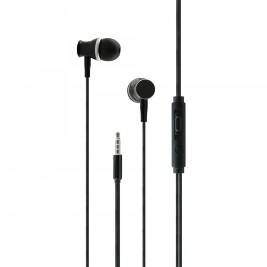 Nettech NT-39 Siyah 3.5mm Jack Girişli Mikrofonlu Kulak İçi Kulaklık - 100cm Kablo, Gürültü Önleme, 80dB Ses Çıkışı