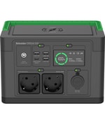 Schneider PPS330-GR OffGrid 330 Taşınabilir Güç İstasyonu - 332Wh Lityum-İyon, Saf Sinüs, Kablosuz Şarj, 2x Schuko Priz