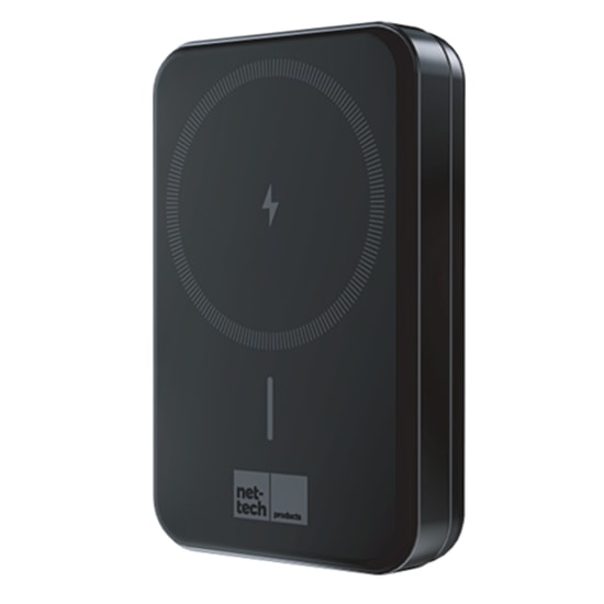 Nettech NT-PW20 15W 10000 mAh Magsafe Powerbank - 4 Çıkışlı, Alüminyum Gövde, Hızlı Şarj Desteği, Led Pil Göstergeli