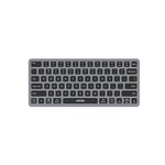 Unitek D1092A 9-in-1 USB-C Hub Klavye - 4K 60Hz HDMI, 100W PD Şarj, 5Gbps USB/SD/TF, İngilizce Q Kablolu Klavye