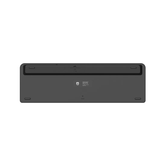 Philips SPK6407B Siyah Bluetooth Kablosuz Klavye - İngilizce Q Dizilim, Fn Multimedya Tuşları, 24 Ay Garantili