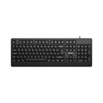Philips SPK6247B Siyah Kablolu Klavye - Türkçe Q Dizilim, USB Bağlantı, 1.2m Kablo, 104 Tuş, Fn Multimedya Fonksiyonu