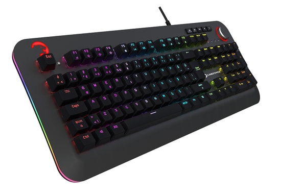 Gamepower Starscream 60M RGB Blue Switch Mekanik Oyuncu Klavyesi - Türkçe Q, 60 Milyon Tıklama Ömrü, Metal Kasa, Siyah