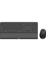 Philips SPT6607 Siyah Kablosuz Klavye Mouse Seti - Türkçe Q, Bluetooth & 2.4GHz, 3200 DPI Optik Mouse, Bilek Destekli