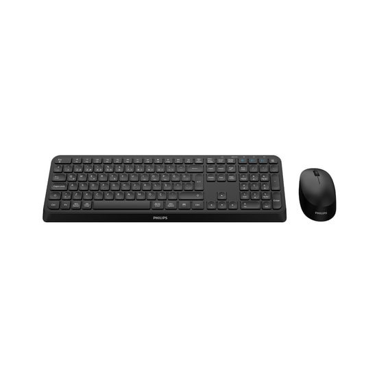 Philips SPT6407 Siyah Kablosuz Klavye Mouse Seti - Türkçe Q Dizilim, Bluetooth, 1600 DPI Optik Mouse, Multimedya Tuşlar