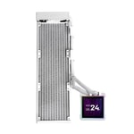 Lian Li HydroShift II LCD-S 360N Beyaz Sıvı Soğutucu (G89.GHS2LCDS36NW.00) - LCD Ekranlı, 360mm Radyatör, Fansız Tasarım