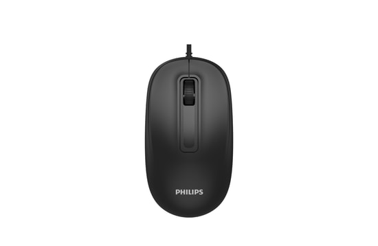 Philips SPK7238B Siyah Kablolu Optik Mouse - 1200 DPI, 3 Tuş, 1.5m Kablo, USB Bağlantı, 24 Ay Türkiye Garantili