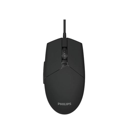 Philips SPK9304B Siyah Kablolu Optik Oyuncu Mouse - 6400 DPI, 6 Tuş, RGB LED Aydınlatma, 1.6m Kablo, 24 Ay Garanti