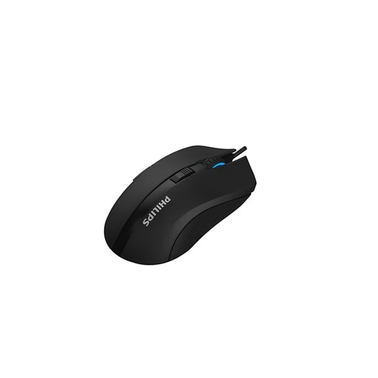 Philips SPK9304B Siyah Kablolu Optik Oyuncu Mouse - 6400 DPI, 6 Tuş, RGB LED Aydınlatma, 1.6m Kablo, 24 Ay Garanti