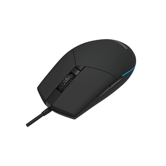 Philips SPK9304B Siyah Kablolu Optik Oyuncu Mouse - 6400 DPI, 6 Tuş, RGB LED Aydınlatma, 1.6m Kablo, 24 Ay Garanti