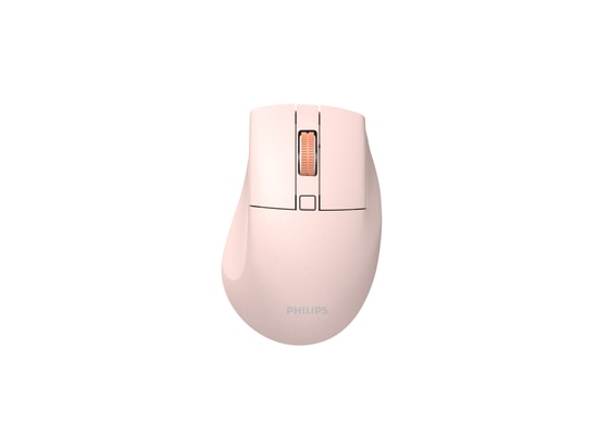 Philips SPK7528P Pembe Kablosuz Bluetooth Optik Mouse - 1600 DPI, 5 Tuşlu, Sessiz Tıklama, 2.4 GHz, 24 Ay Garanti