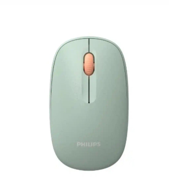 Philips SPK7318E Yeşil Kablosuz Optik Mouse - 1600 DPI, 3 Tuşlu, Sessiz Tıklama, 2.4 GHz USB, 24 Ay Garanti Kapsamlı