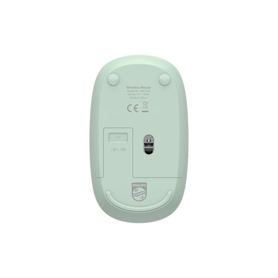 Philips SPK7318E Yeşil Kablosuz Optik Mouse - 1600 DPI, 3 Tuşlu, Sessiz Tıklama, 2.4 GHz USB, 24 Ay Garanti Kapsamlı