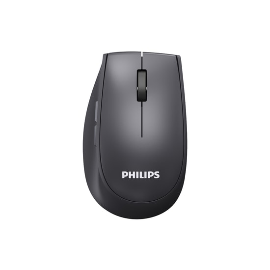 Philips SPK7627K Gri Kablosuz Bluetooth Optik Mouse - 1600 DPI, 5 Tuşlu, Sessiz Tıklama, Şarjlı, 24 Ay Garanti