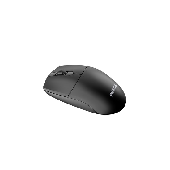 Philips SPK7347 Siyah Kablosuz Optik Mouse - 1200 DPI, 3 Tuşlu, Sessiz Tıklama, 2.4 GHz USB, 24 Ay Türkiye Garantili